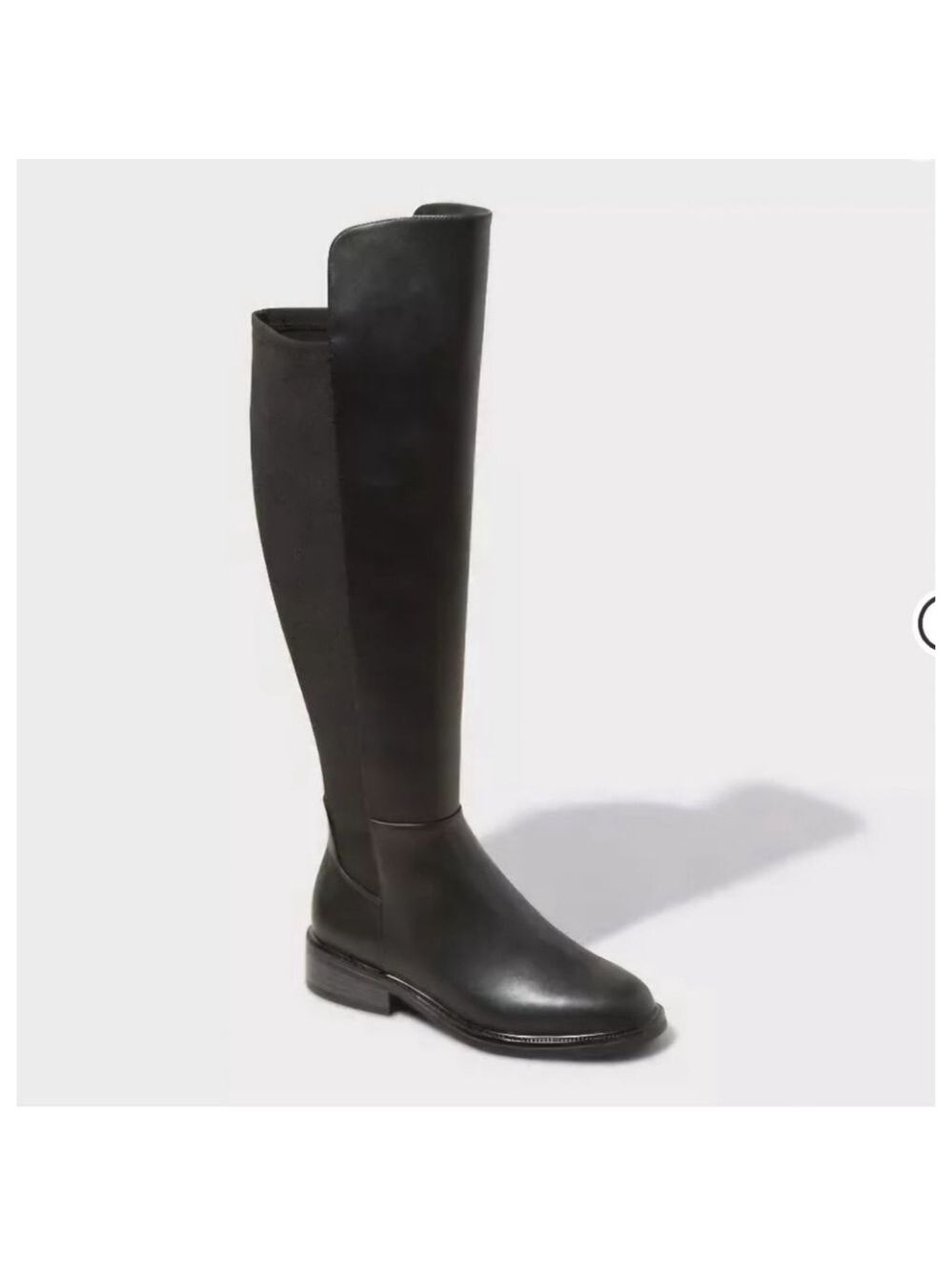A New Day Tall Riding Boots Womens Black Size 6 Wide Calf - Picture 9 of 12